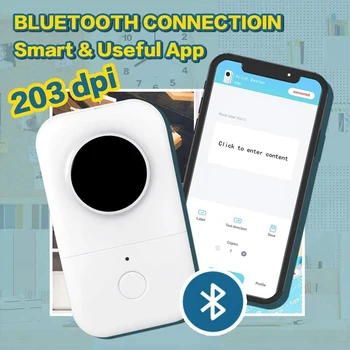 Prenosni Mini Vroče Bluetooth Oznaka Stroj, Mobilni Telefon, Tiskalnik za Nalepke, primeren za Sortiranje, Dom, Pisarno